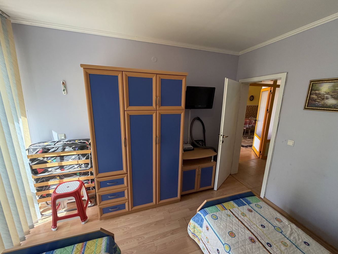 Zweizimmerwohnung mit großzügiger Terrasse und Meerblick in Sveti Vlas – 300 Meter vom Strand entfernt