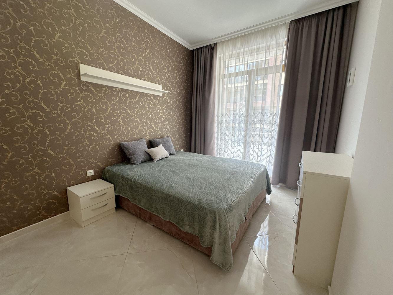 Wohnung mit einem Schlafzimmer in Sveti Vlas – Meereskomfort, SPA-Annehmlichkeiten und ganzjähriger Luxus in einer prestigeträchtigen Anlage