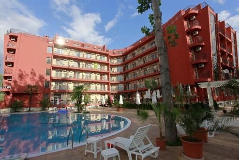 Gemütliches Studio in einer modernen Anlage in Sunny Beach mit Pool und Fitness, nur wenige Gehminuten vom Strand entfernt