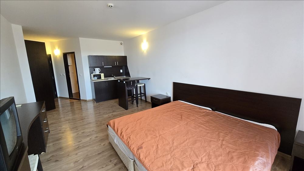 Elegantes Studio in einer Elite-Anlage in Sarafovo – nur wenige Schritte vom Strand entfernt, Luxus, SPA und Pool direkt vor Ihnen