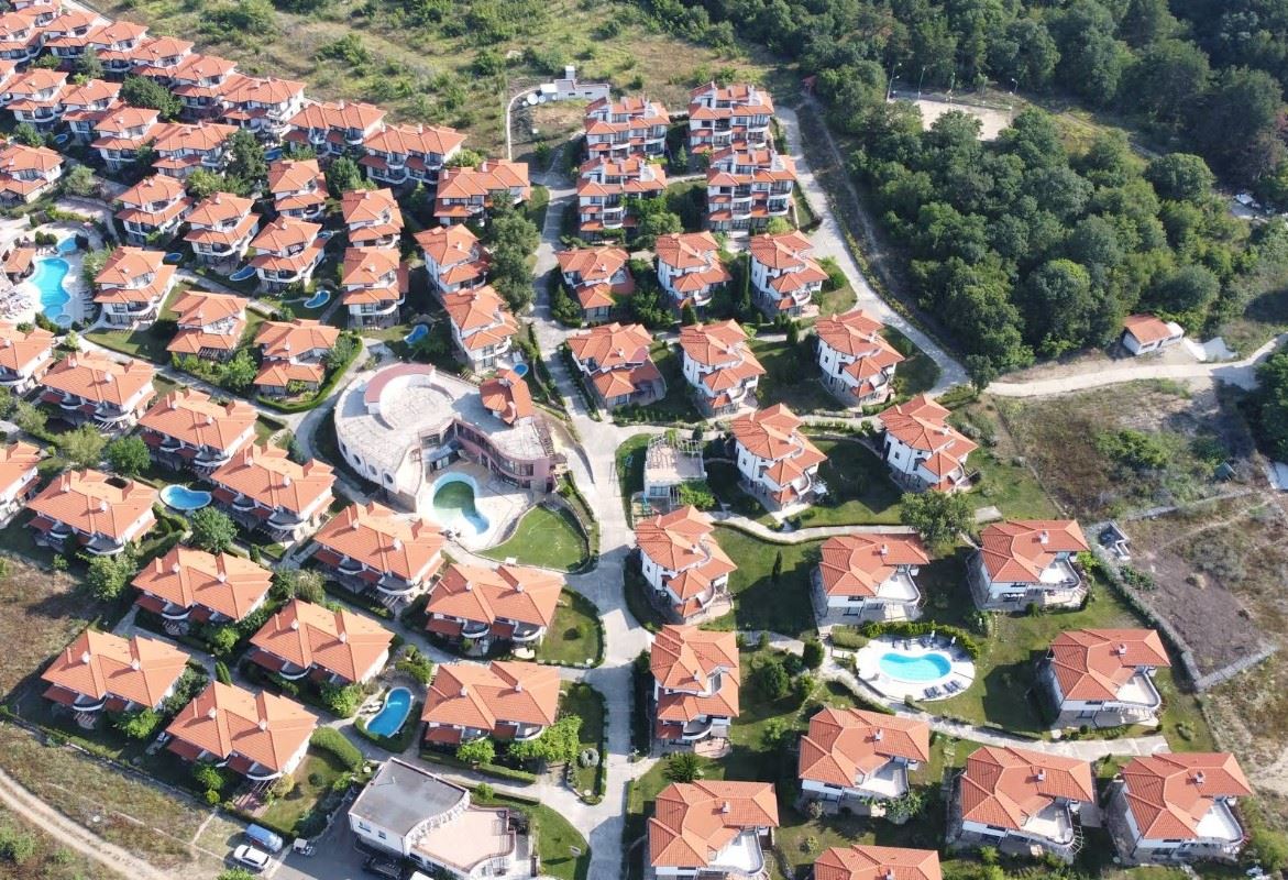 2-Zimmer-Wohnung mit Garten und Veranda in einem Öko-Komplex bei Sonnenstrand