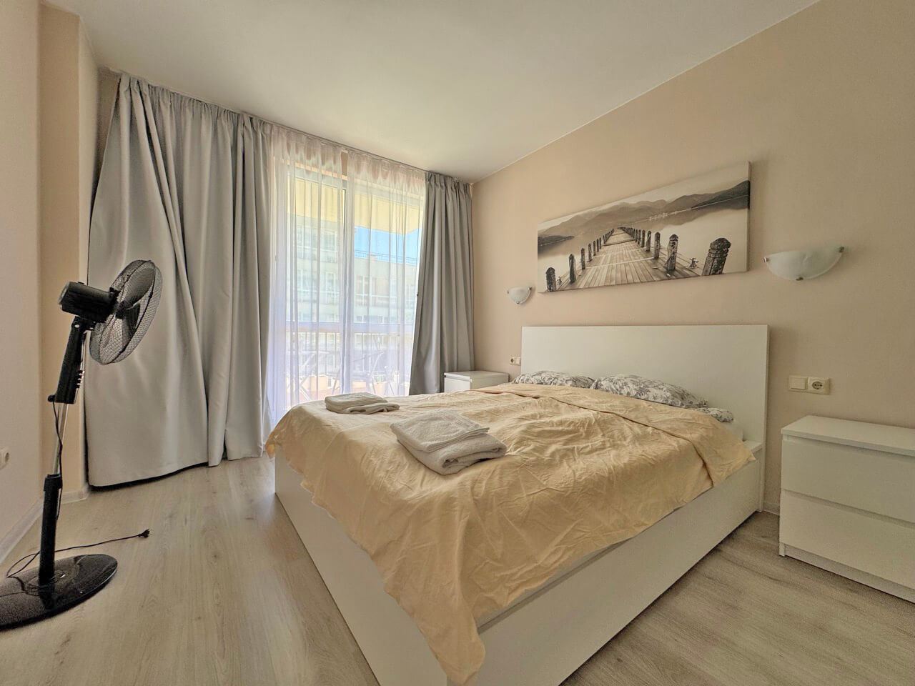 2-Zimmer-Wohnung in einer ruhigen und grünen Anlage in Sonnenstrand