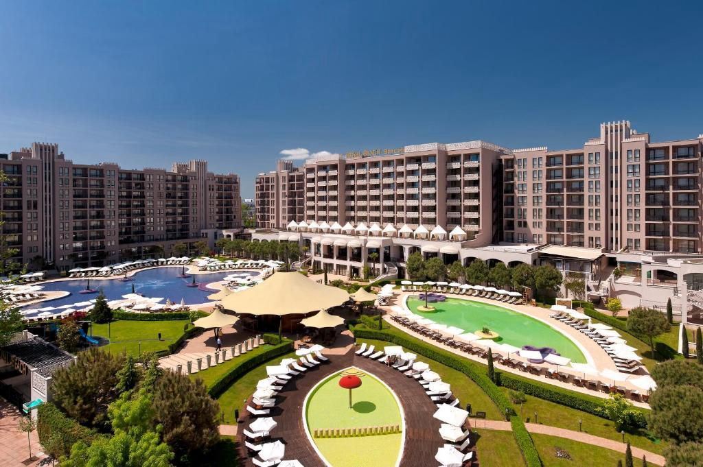 Luxuriöse Wohnung mit einem Schlafzimmer und Panoramablick auf das Meer in einer prestigeträchtigen Wohnanlage in Sonnenstrand