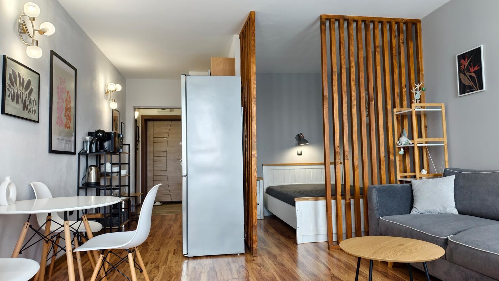 Geräumiges, modern möbliertes Studio mit separatem Schlafzimmer in einer Wohnanlage in Aheloy – Bezugsfertig