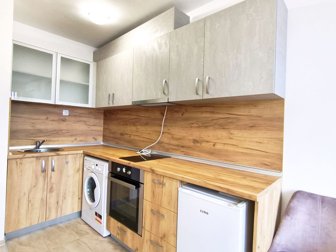 Gemütliche Einzimmerwohnung mit einer Schlafzimmer im neuen Stadtteil von Nessebar – keine Instandhaltungsgebühr