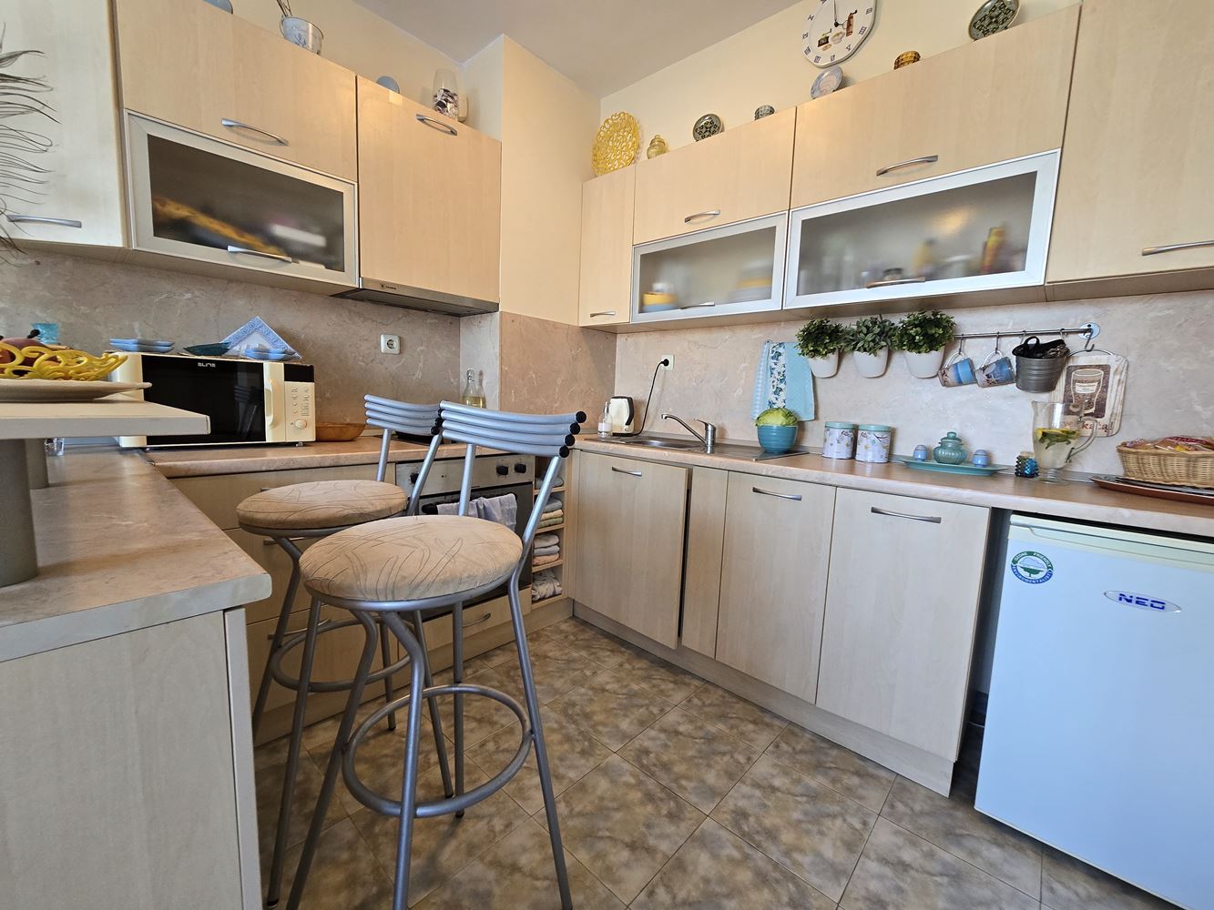 Maisonette mit herrlichem Meerblick in Sonnenstrand – hervorragende Lage nur 200 Meter vom Strand entfernt