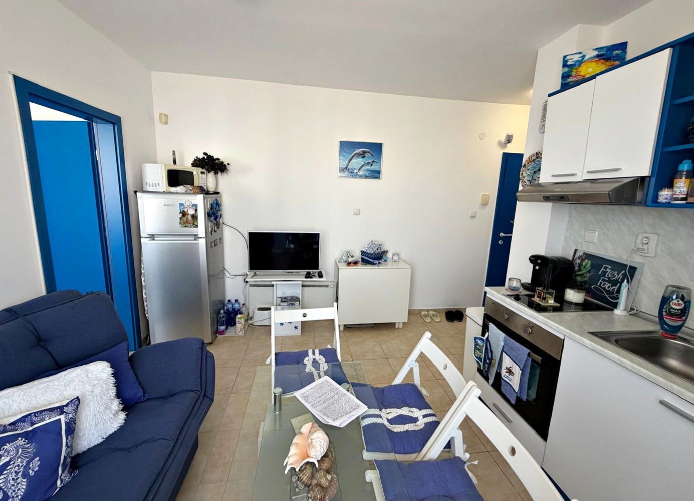 Stilvolle und vollständig renovierte Zweizimmerwohnung in Sonnenstrand – bezugsfertig