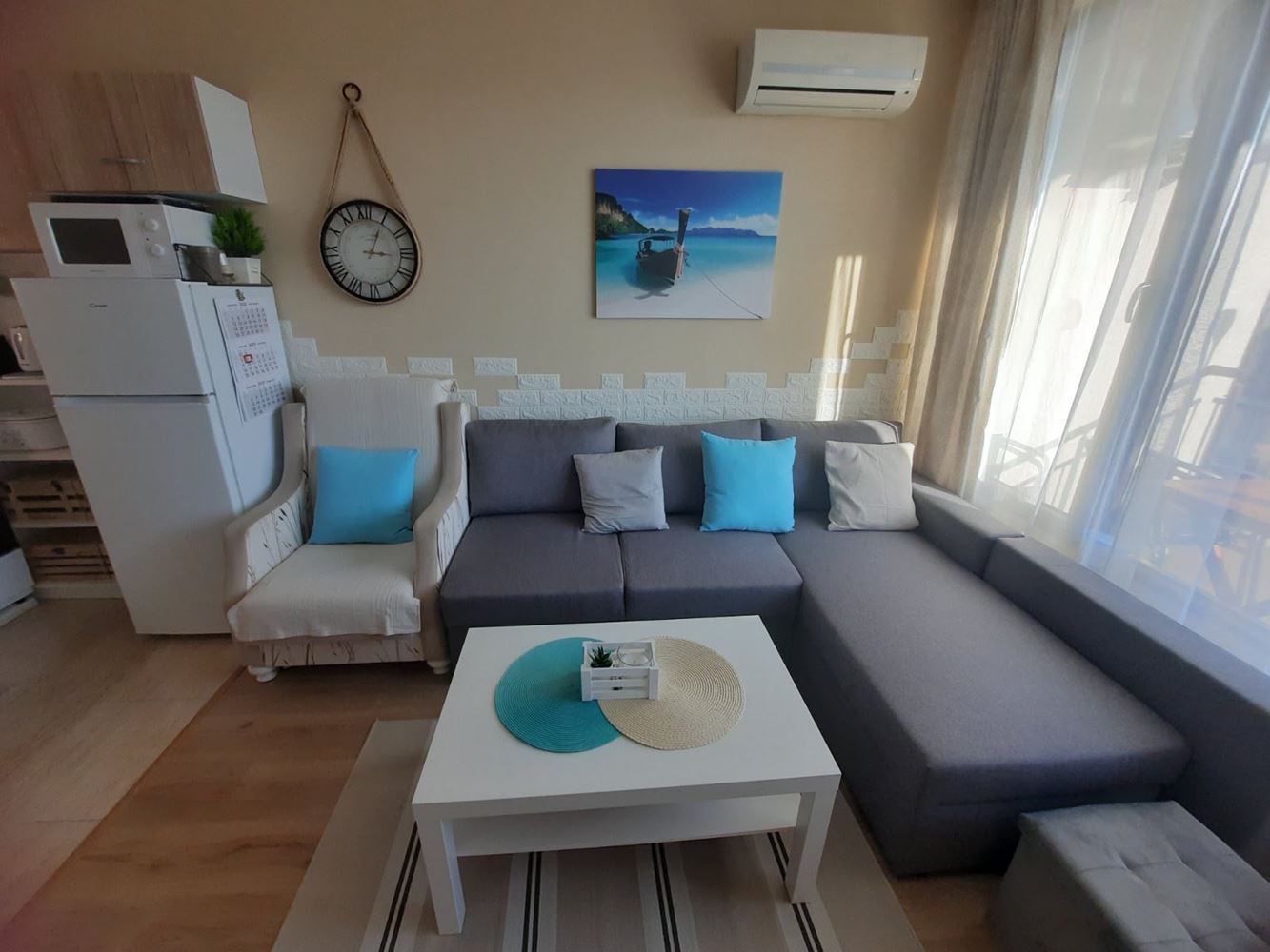 Zweizimmerwohnung nur 300 Meter vom Meer entfernt in Pomorie