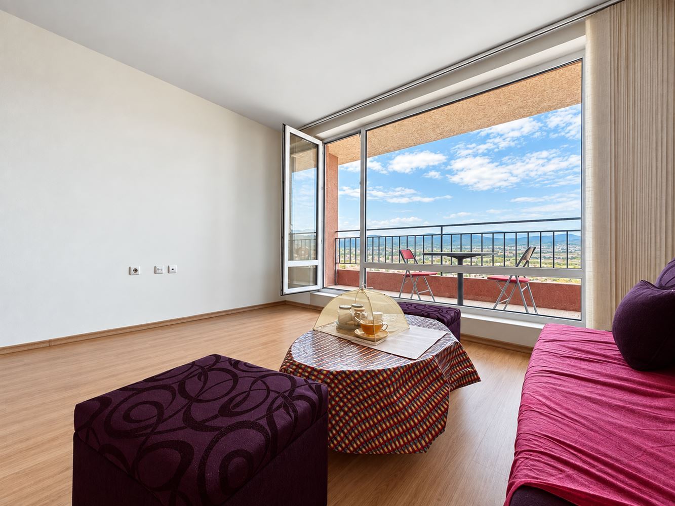 Helles und geräumiges Panorama-Studio in einer bevorzugten Ferienanlage in Sonnenstrand