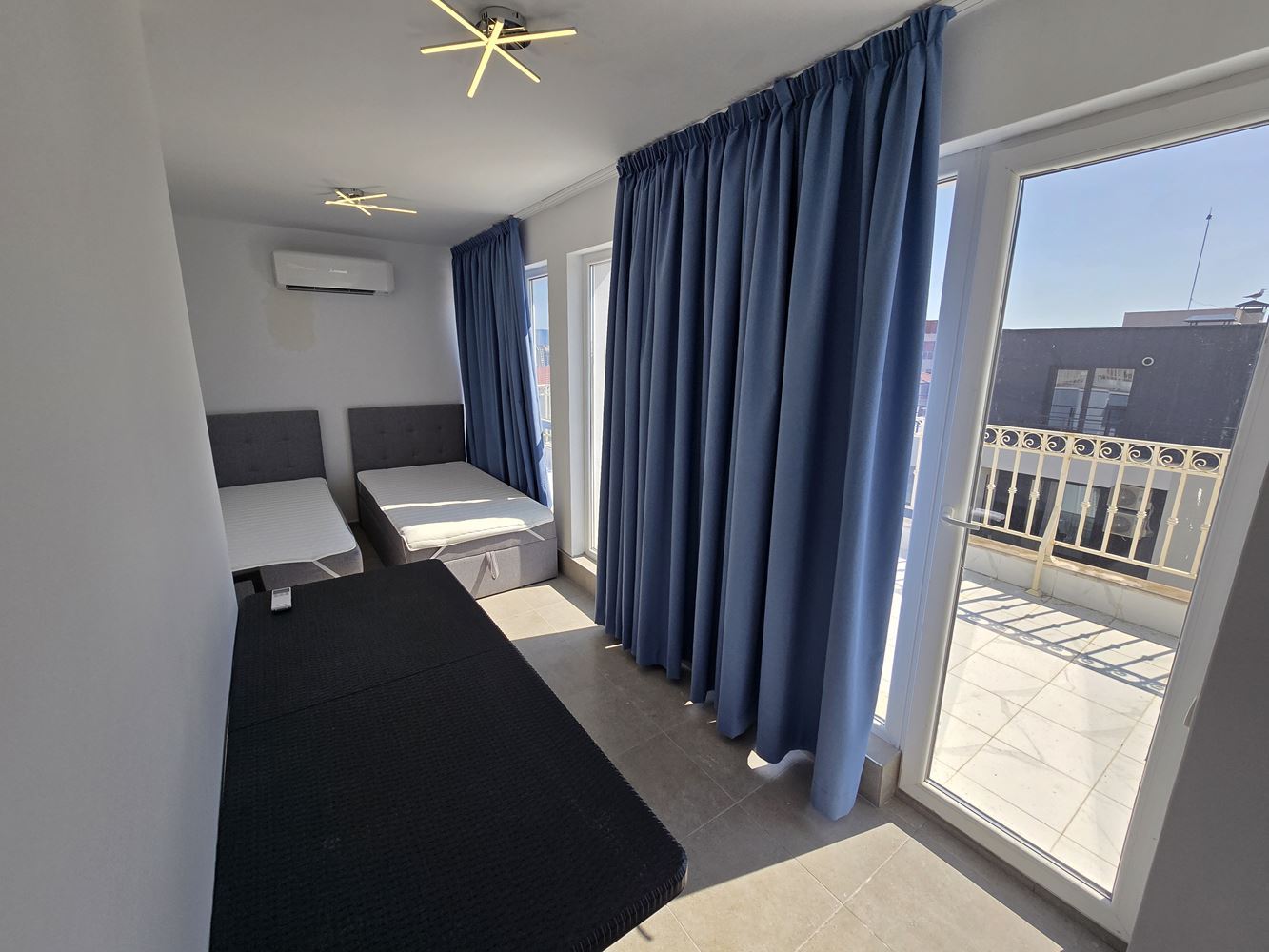 Studio mit riesiger Panoramaterrasse und herrlicher Aussicht in Nessebar, Viertel Cherno More 2 – ohne Servicegebühr