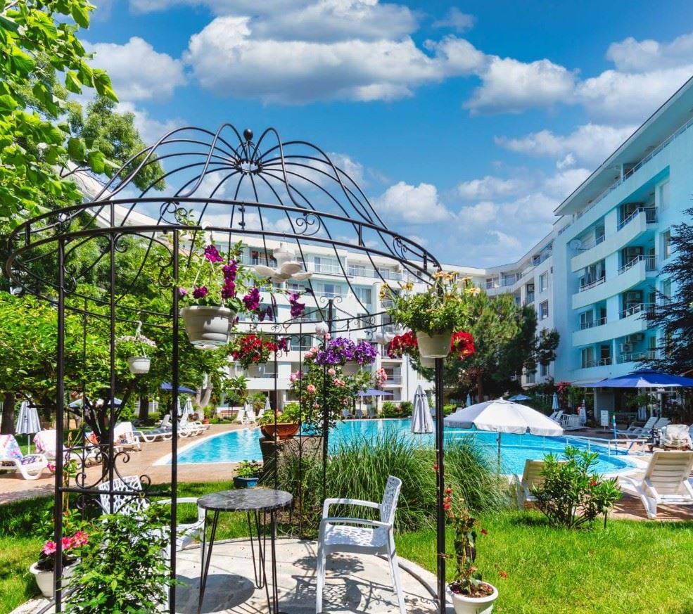 100 Meter vom Meer entfernt – gemütliche 2-Zimmer-Wohnung mit Blick auf den ruhigen Teil der Anlage