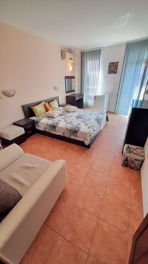 Bezugsfertige 2-Zimmer-Wohnung mit niedrigen Instandhaltungskosten in Sonnenstrand
