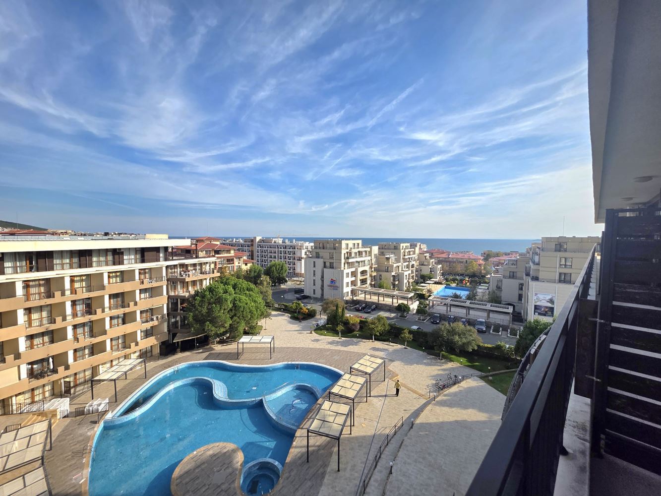 Neue Wohnung mit einem Schlafzimmer und Meerblick in Sveti Vlas