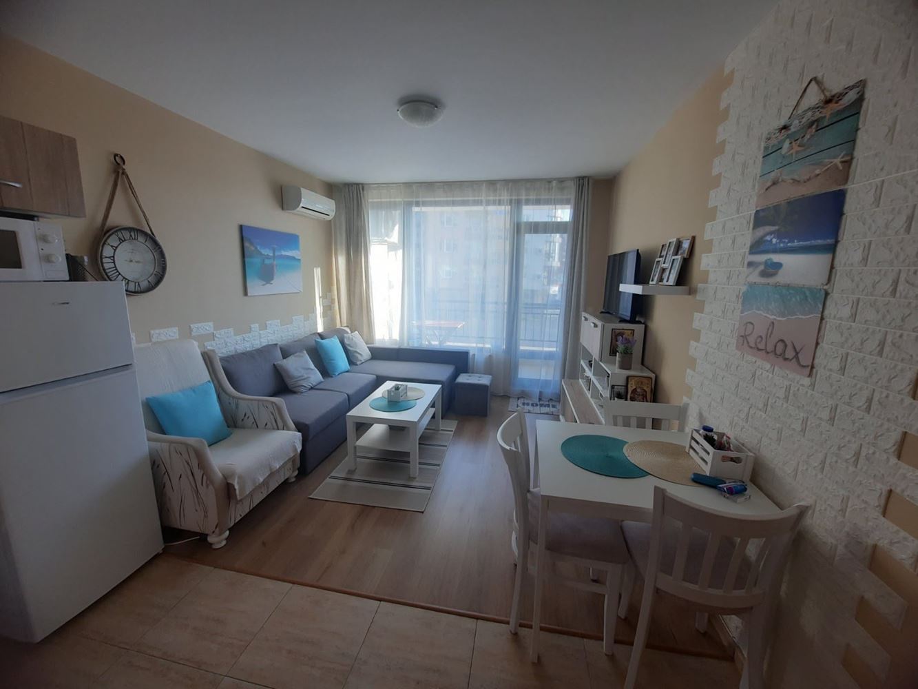 Zweizimmerwohnung nur 300 Meter vom Meer entfernt in Pomorie