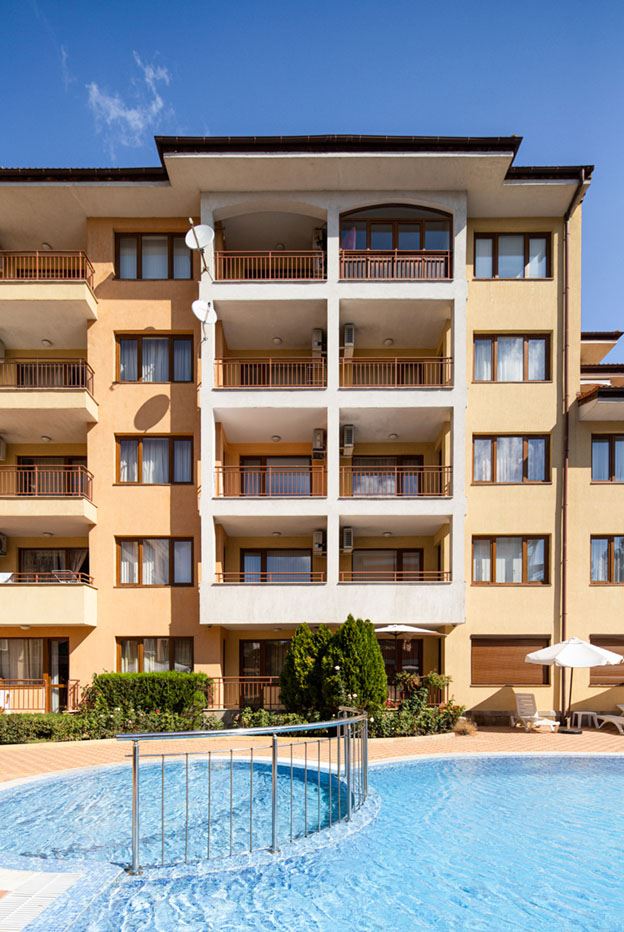 Gemütlichkeit und Funktionalität – Zweizimmerwohnung (mit einem Schlafzimmer) in einem Komplex in Sunny Beach