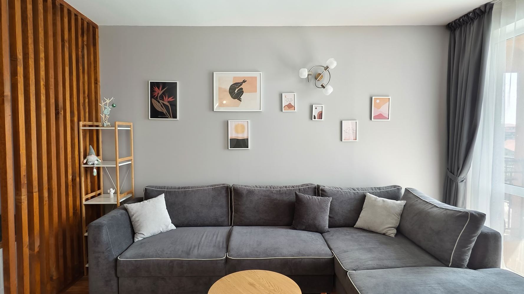 Geräumiges, modern möbliertes Studio mit separatem Schlafzimmer in einer Wohnanlage in Aheloy – Bezugsfertig
