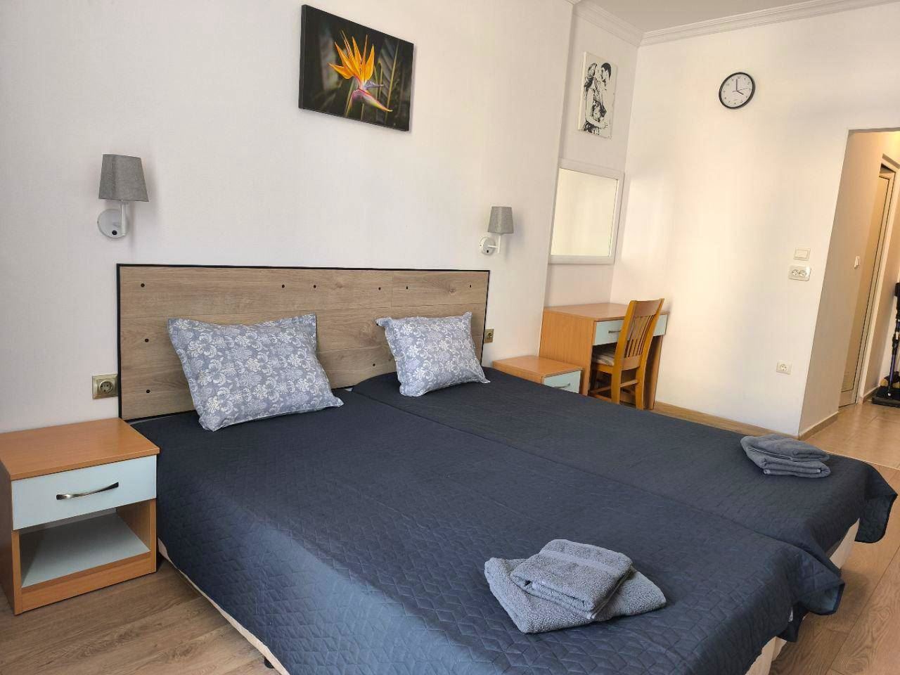 Studio mit direktem Zugang zum Pool in Sonnenstrand – ausgezeichnete Lage und Annehmlichkeiten für die ganzjährige Nutzung