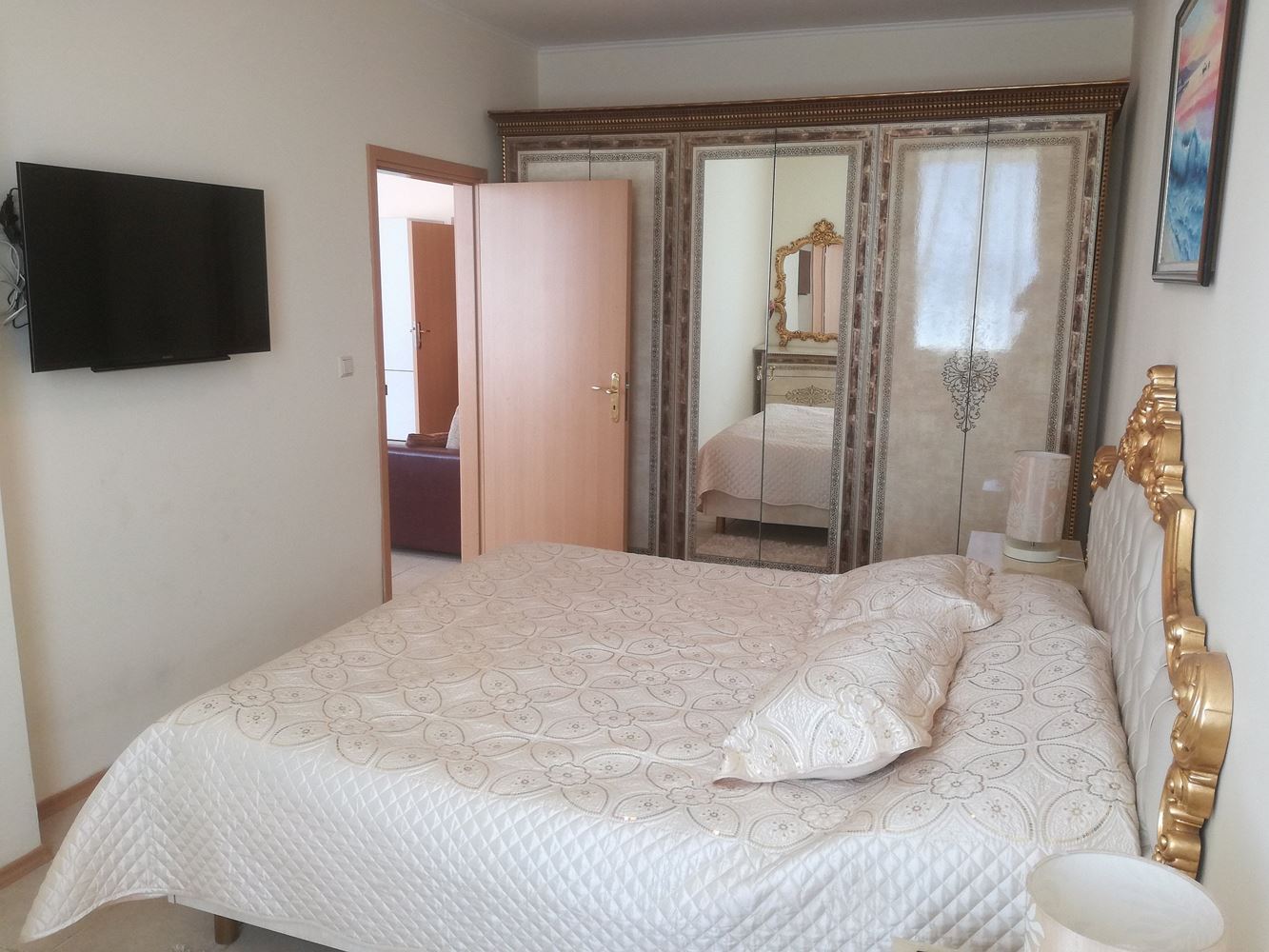 Luxuriöse Maisonette mit großer Panoramaterrasse und Meerblick in Pomorie