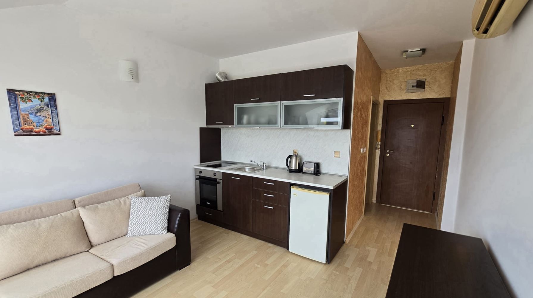 Ein-Zimmer-Apartment mit Parkblick in Sonnenstrand – hervorragende Investitionsmöglichkeit zur Vermietung