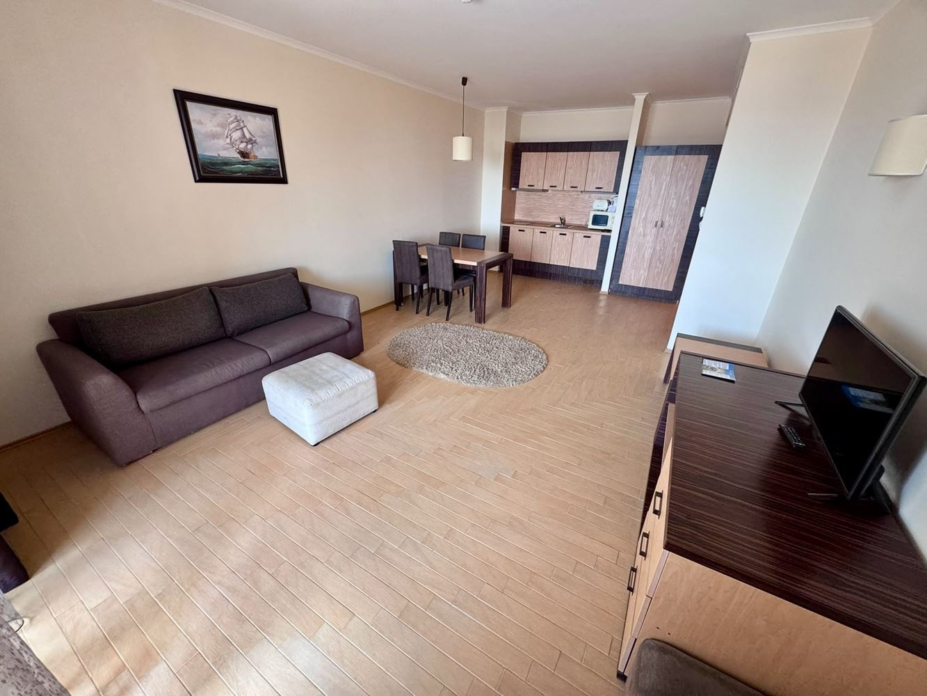 Zweizimmerwohnung in erster Meereslinie mit Panoramablick auf das Meer in Sonnenstrand