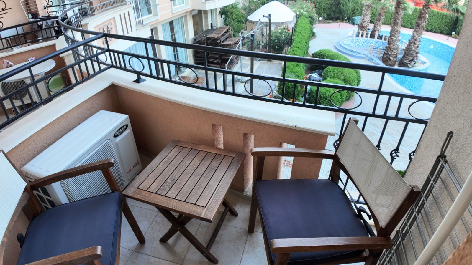 Stilvolles Studio mit Poolblick in Sonnenstrand – Komfort und hervorragende Annehmlichkeiten
