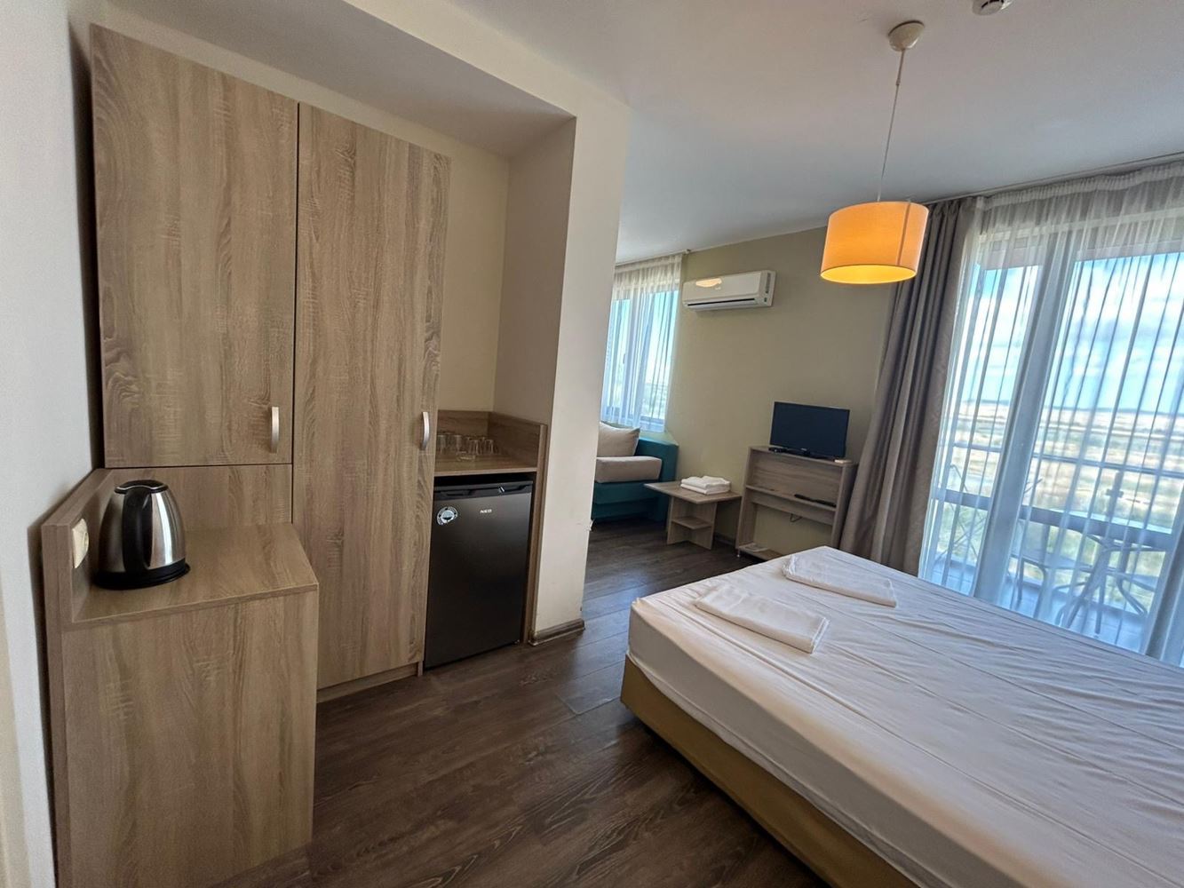 Gemütliches Studio in modernem Komplex mit hervorragenden Annehmlichkeiten am Sonnenstrand