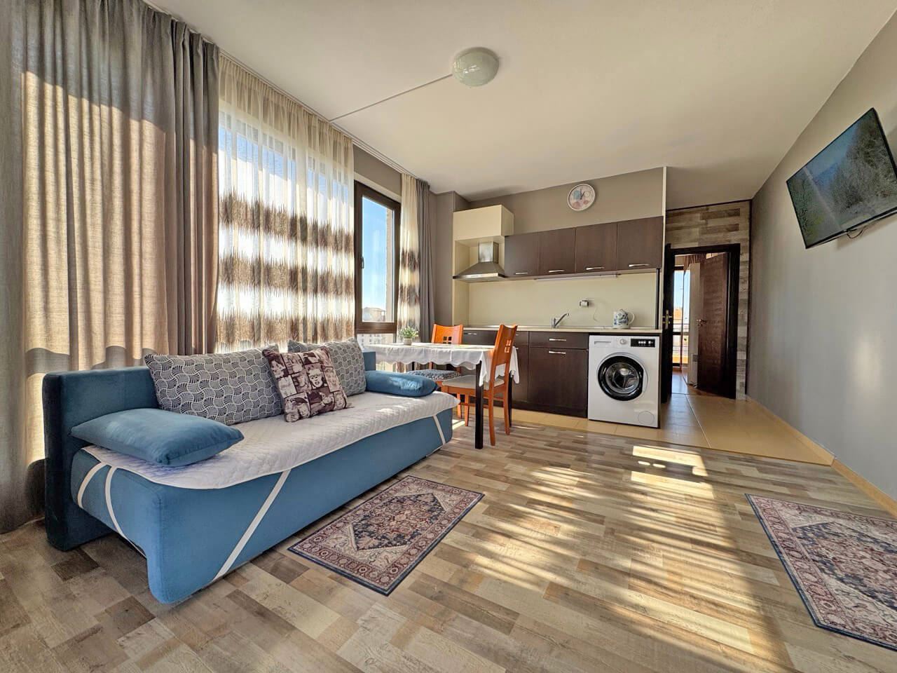 2-Zimmer-Wohnung mit Meerblick in Sveti Vlas – Luxus, Pools und SPA-Einrichtungen das ganze Jahr über