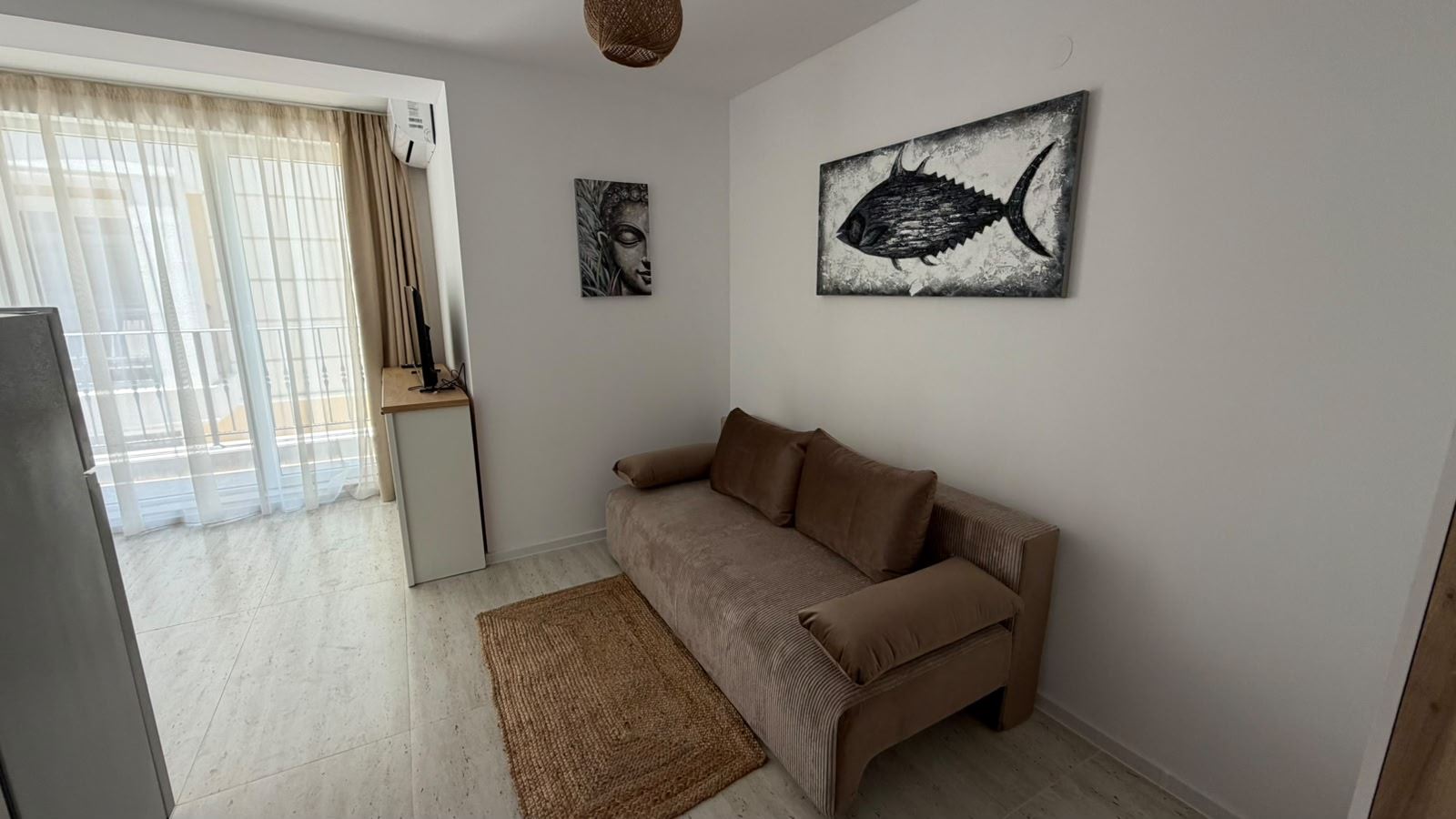 Wunderschönes, geräumiges Studio mit Meerblick nur 100 m vom Strand in Sveti Vlas