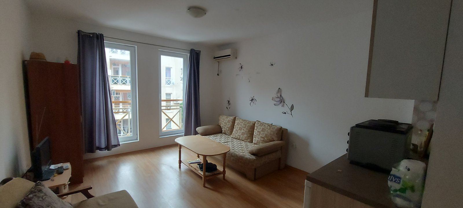 Studio mit Panoramablick in einer Wohnanlage nahe Sonnenstrand – ausgezeichnete Investitionsmöglichkeit