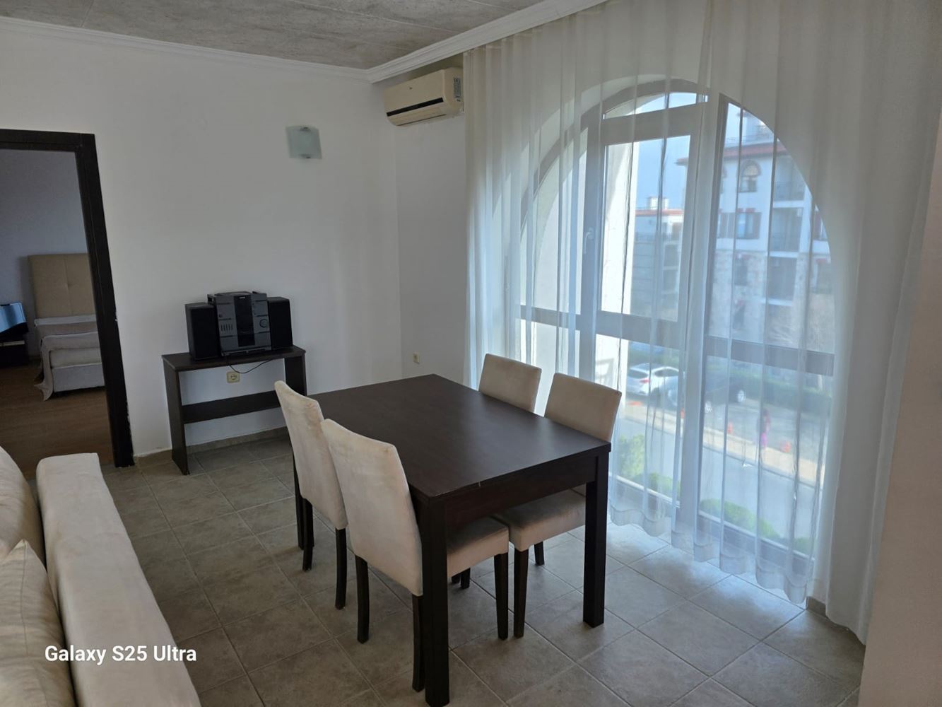 Ein-Zimmer-Wohnung mit Meerblick und Blick auf Alt-Nessebar in Sveti Vlas