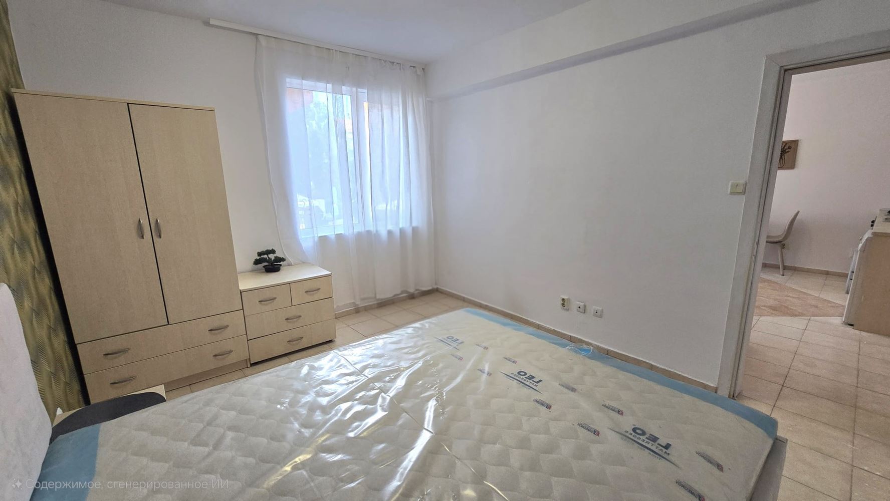 Drei-Zimmer-Wohnung mit Südausrichtung und Blick auf den Pool in Sonnenstrand