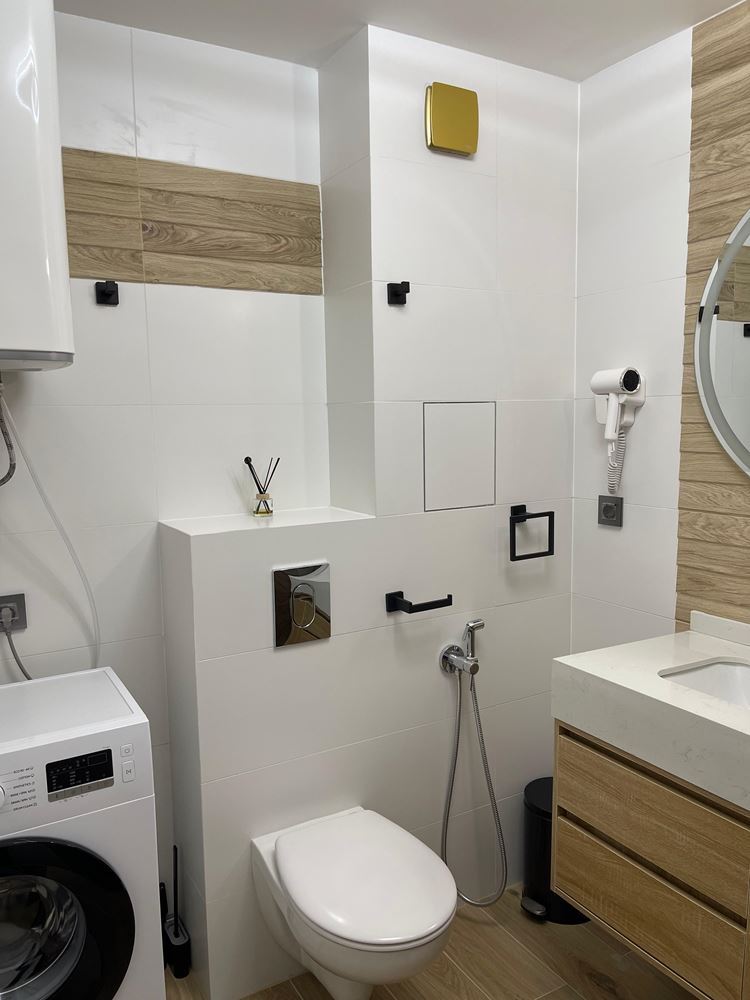 Moderne Wohnung der neuen Generation mit einem Schlafzimmer im Herzen von Sunny Beach – Stil, Technologie und Komfort zu jeder Jahreszeit