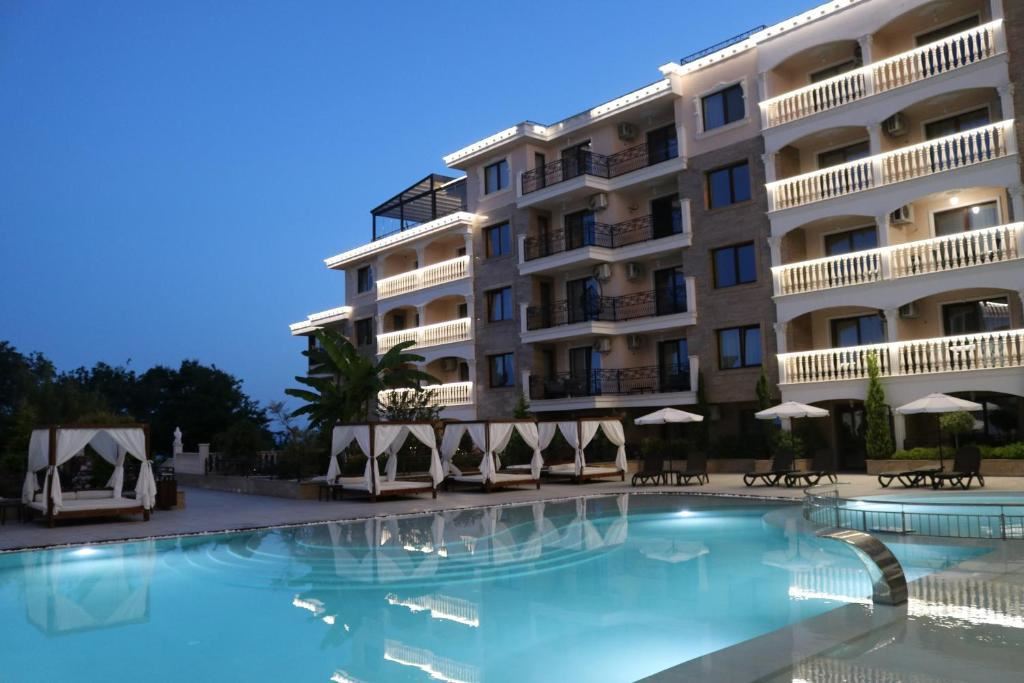 Studio in erster Meereslinie in Nessebar – ganzjährig nutzbare Anlage mit Premium-Ausstattung