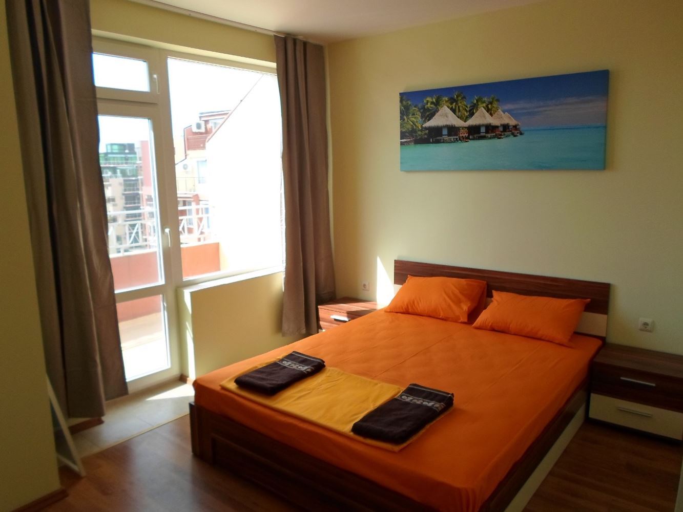 Geräumige Drei-Zimmer-Wohnung in Pomorie mit Panoramablick auf das Meer – ein ideales Zuhause am Meer