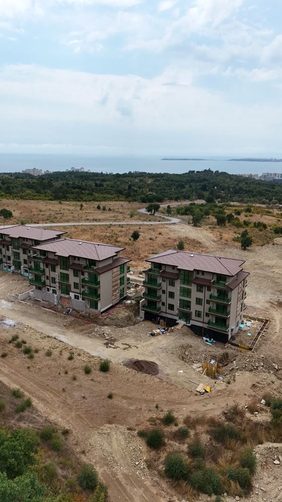 Zweizimmerwohnung mit Meerblick und Designer-Renovierung in einer grünen Anlage in Sonnenstrand