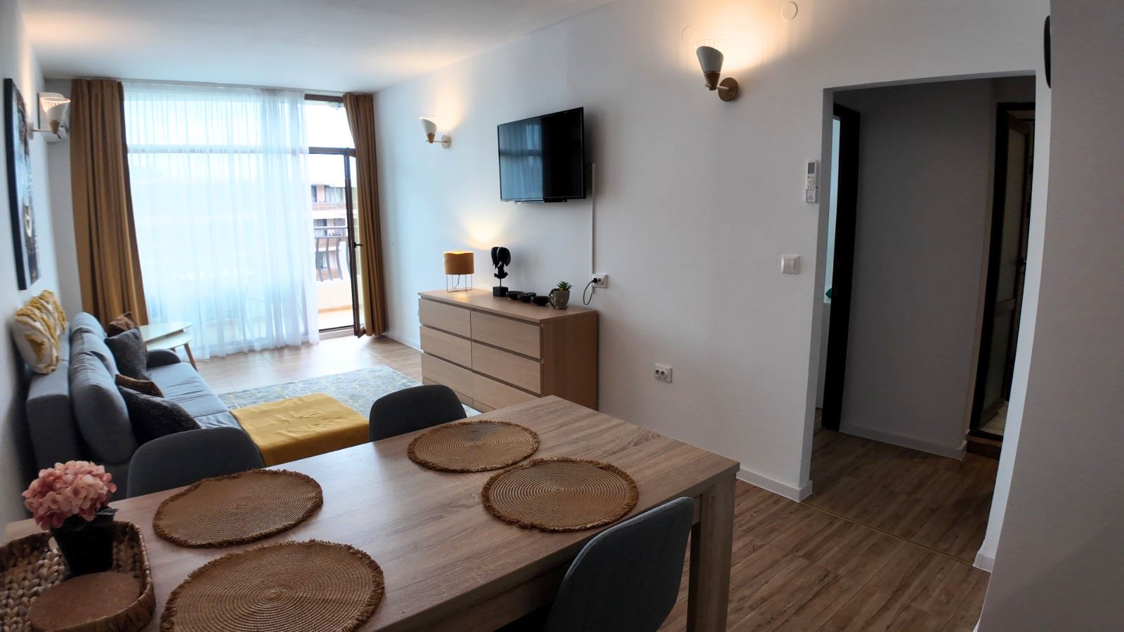 Wunderschöne 2-Zimmer-Wohnung in Sonnenstrand – vollständig möbliert in einer gepflegten Anlage