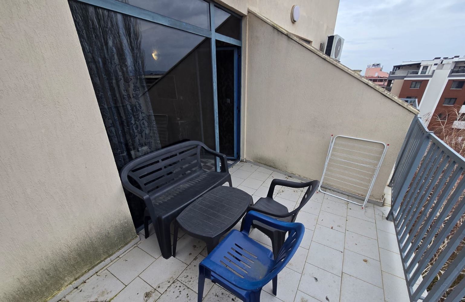 Stilvolles Studio im Zentrum von Sonnenstrand mit Blick auf Park und Stadt