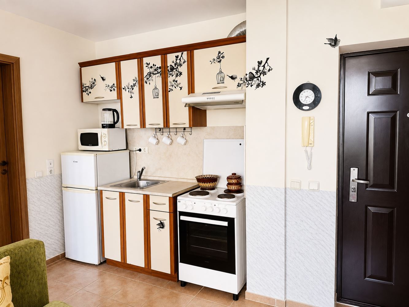 Wohnung mit zwei Schlafzimmern im Erdgeschoss und Gartenblick in Sonnenstrand