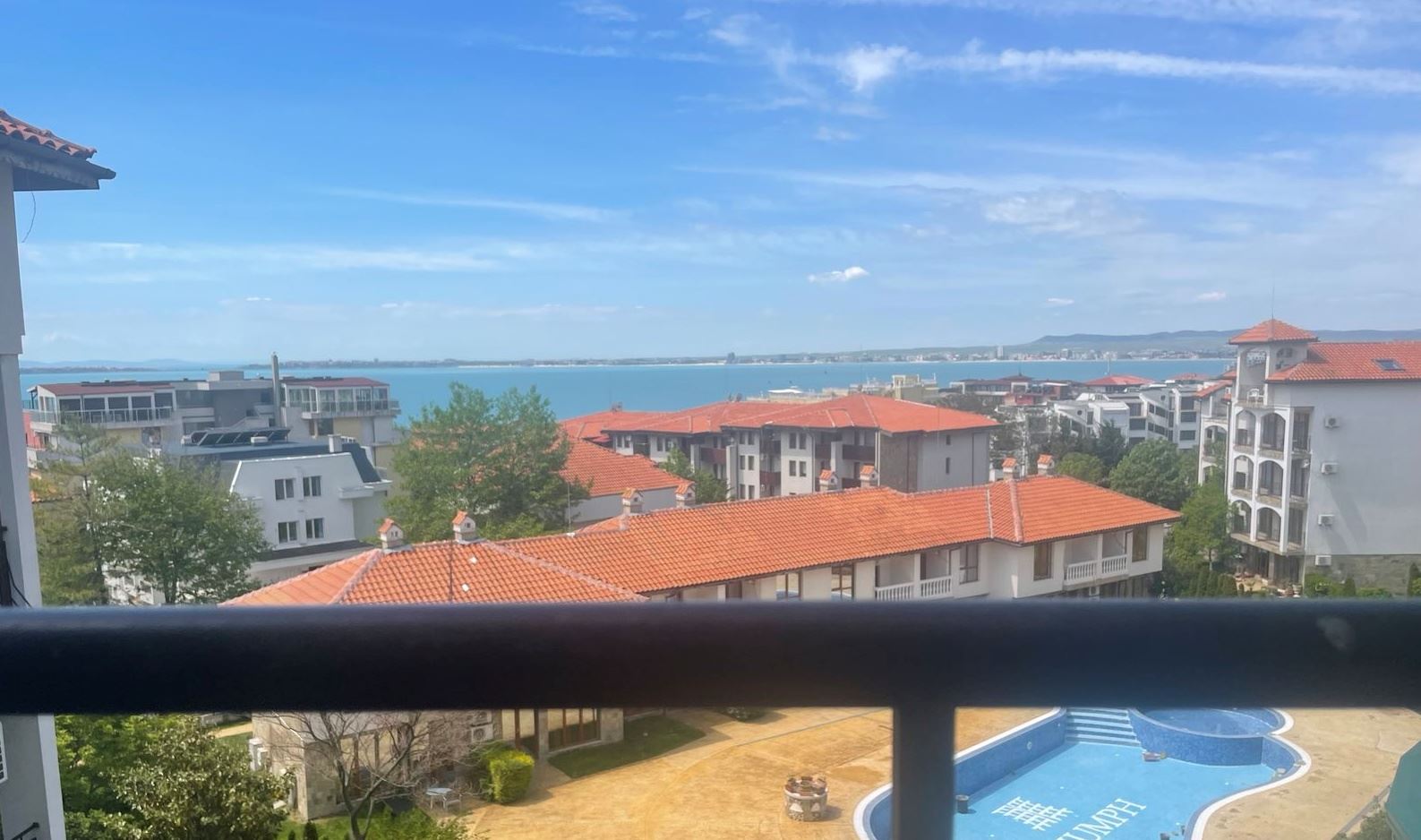 Geräumige 2-Zimmer-Wohnung mit Meerblick in Sveti Vlas