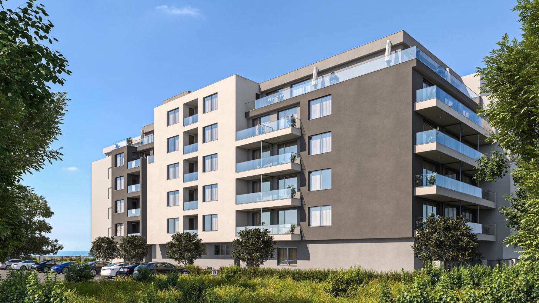 2-Zimmer-Wohnung in erster Meereslinie in Pomorie – moderne Architektur, Meerespanorama und hervorragende Lage!