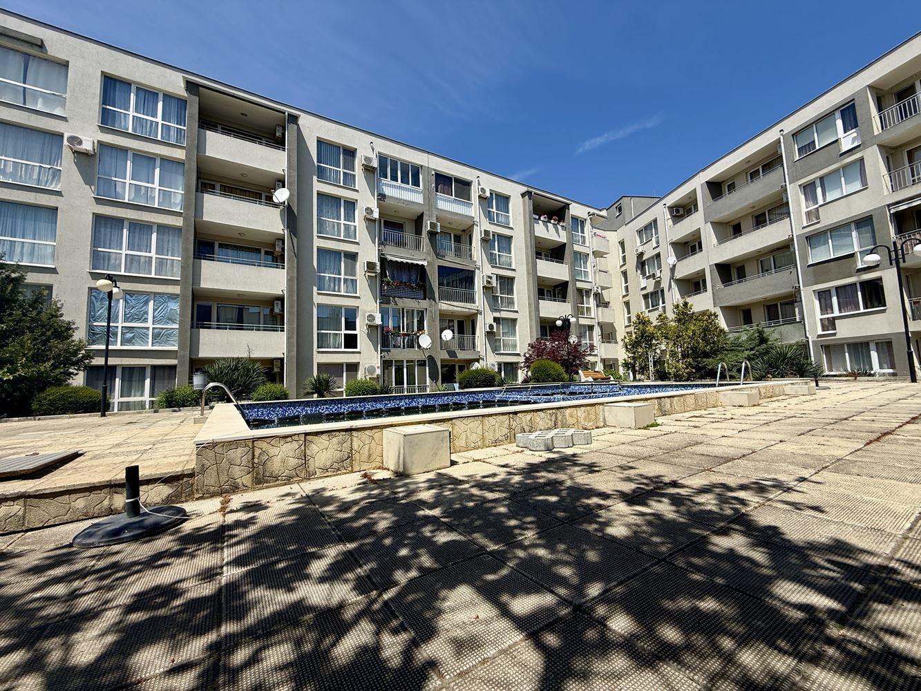 Gemütliches und vollständig möbliertes Studio in Sweti Wlas – perfektes Zuhause am Meer mit niedriger Wartungsgebühr