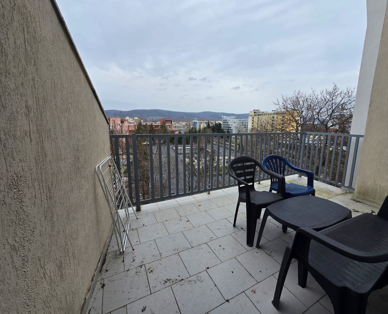 Stilvolles Studio im Zentrum von Sonnenstrand mit Blick auf Park und Stadt