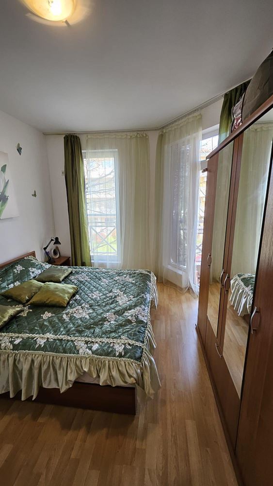 Moderne Einzimmerwohnung in einer geschlossenen Anlage mit Pools und Wasserattraktionen in der Region Sonnenstrand