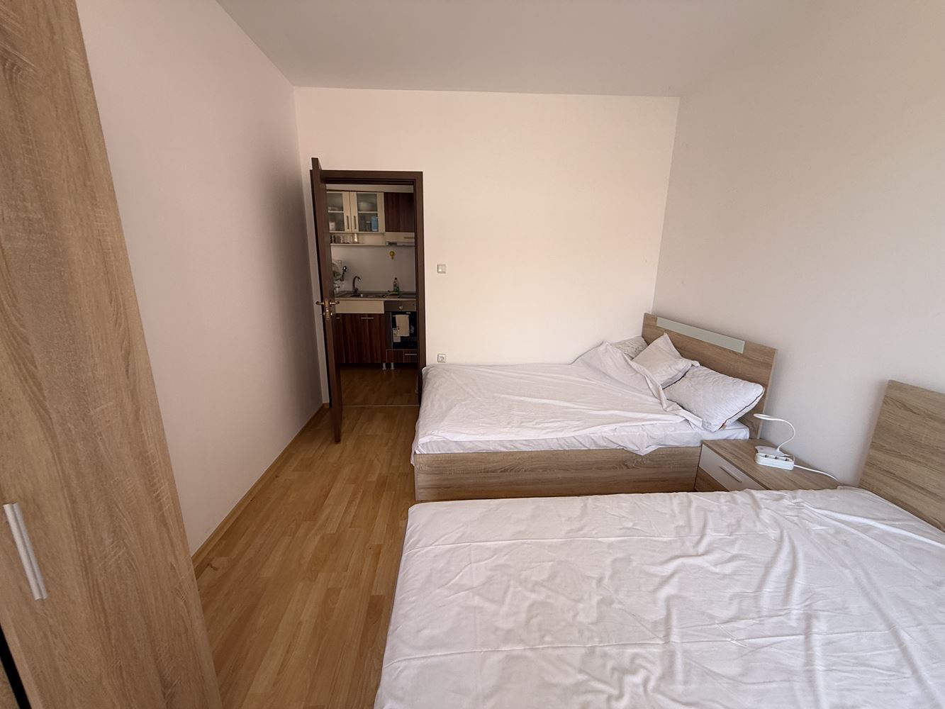 Möblierte Ein-Zimmer-Wohnung mit Poolblick in Sonnenstrand