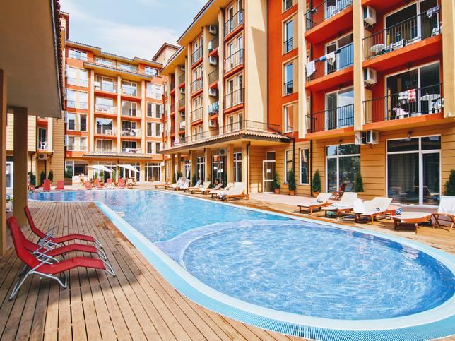 Vollständig möblierte Zweizimmerwohnung nach Renovierung in Sonnenstrand