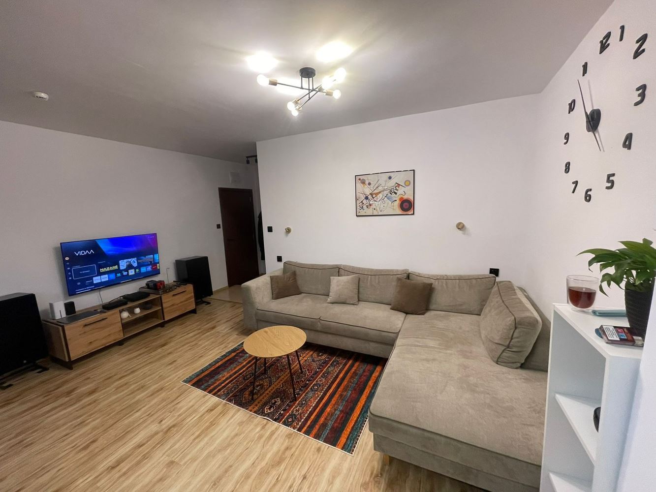 Stilvolles Studio mit moderner Ausstattung und teilweisem Meerblick in Sonnenstrand