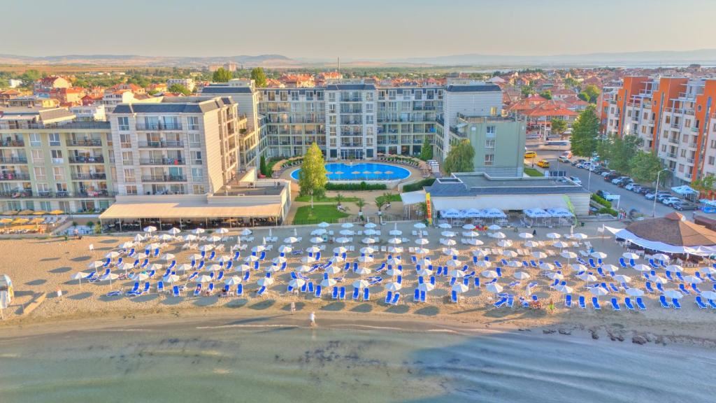 Luxuriöse Ein-Zimmer-Wohnung mit Panoramameerblick in Pomorie