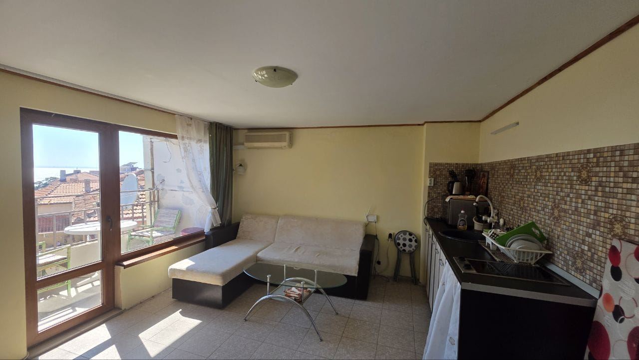 Maisonette-Wohnung mit Meerblick in Pomorie – ohne Instandhaltungsgebühr