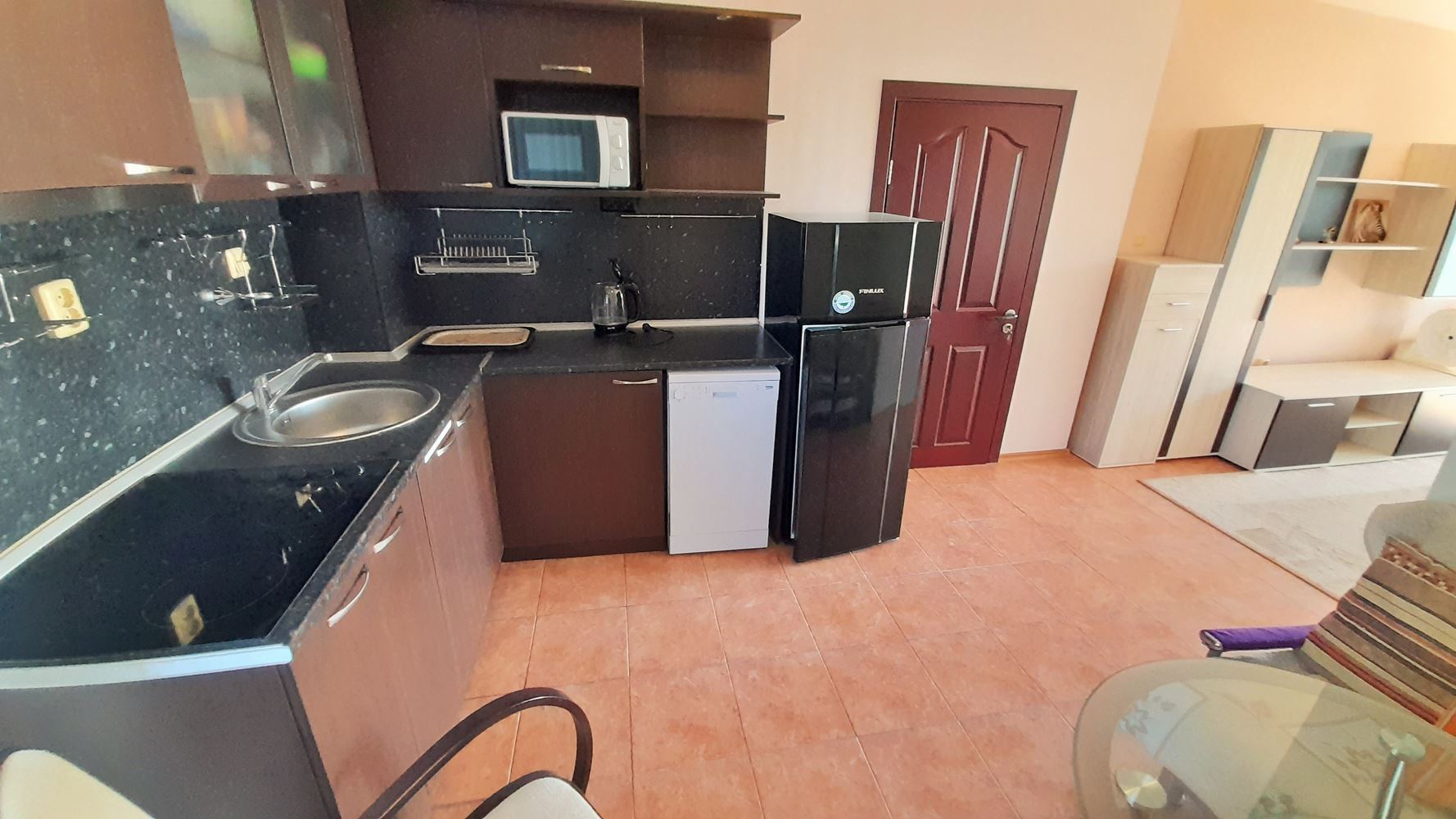 Bezugsfertige 2-Zimmer-Wohnung mit niedrigen Instandhaltungskosten in Sonnenstrand