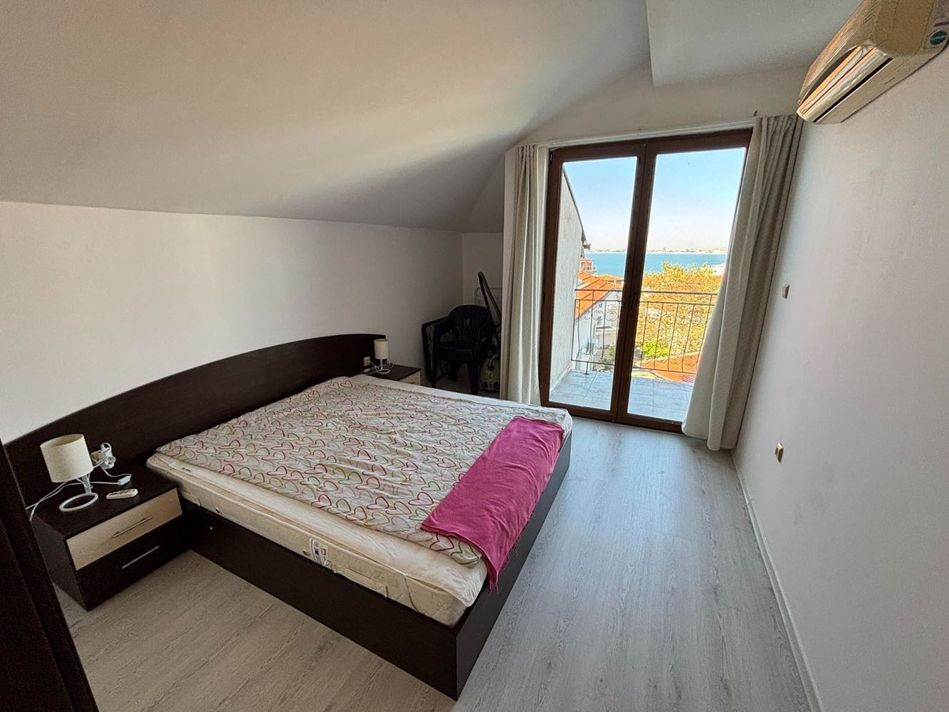 Gemütliche 2-Zimmer-Wohnung mit Panoramablick auf das Meer in Sveti Vlas